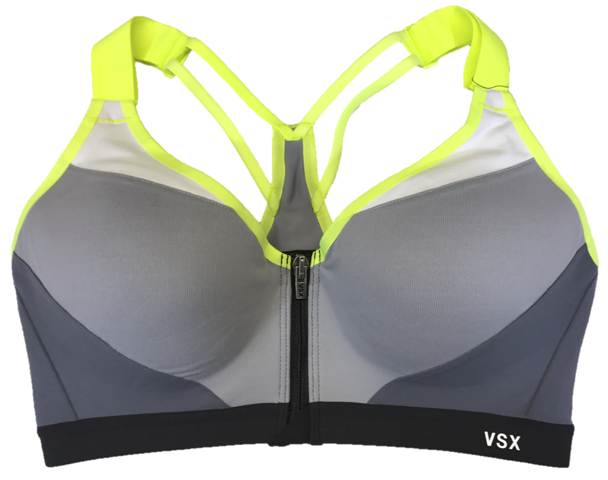 VICTORIA'S SECRET INCREDIBLE FRONT CLOSE SPORTS BRA ZIP ADJUSTABLE
