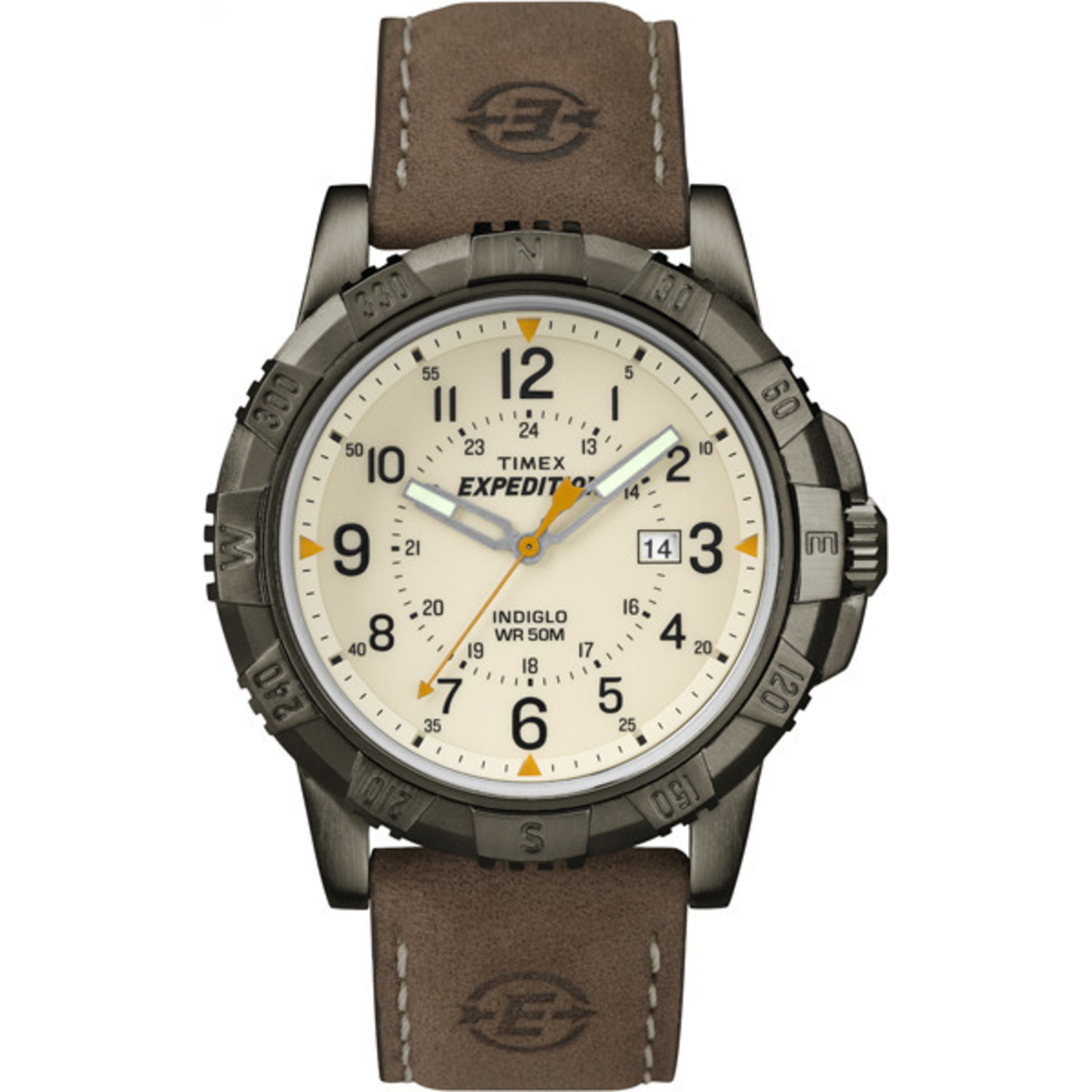 Rugged Outdoor Watch 50m WaterResistant 24Hour w Date Expedition