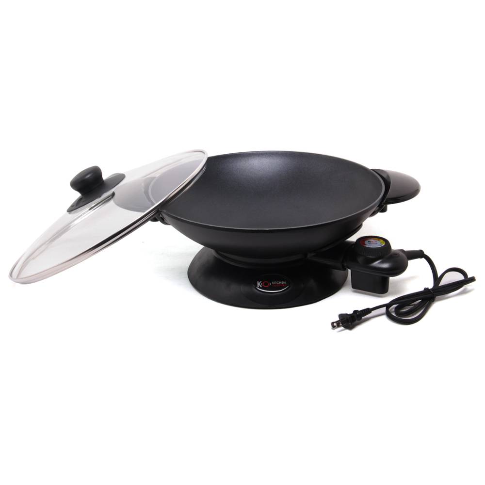 Kitchen Outfitters NonStick Heavy Duty Cast Aluminum Electric Wok 5L