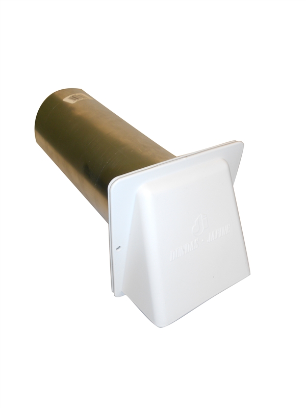 DUNDAS JAFINE PVB4Z Dryer Vent Hood 4 Inch x 12 Inch White With