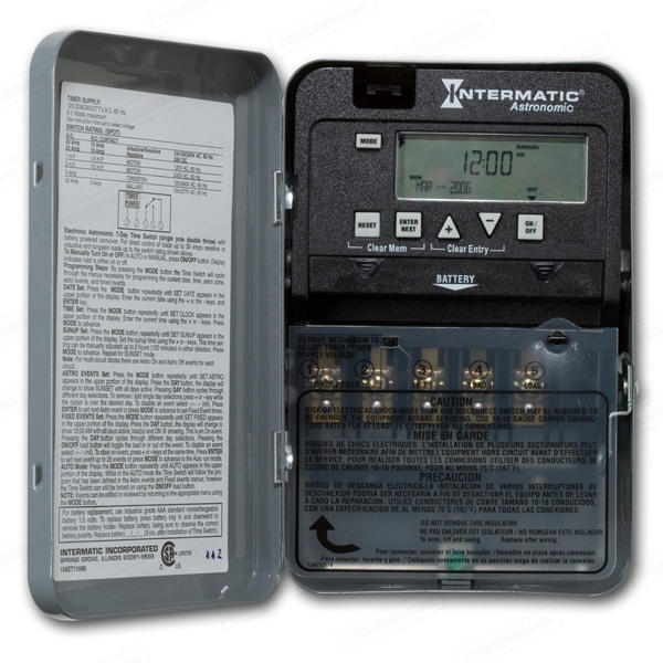 INTERMATIC ET1105C SPST 24 Hour Electronic Timer Switch w/Battery eBay