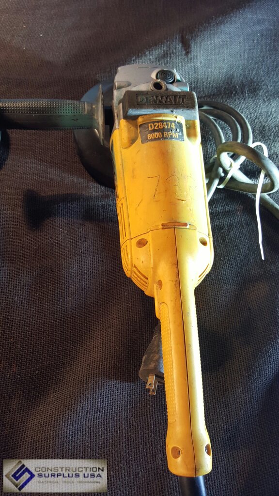 Dewalt D28474 8,000 Rpm 15 Amp 7" Angle Grinder eBay