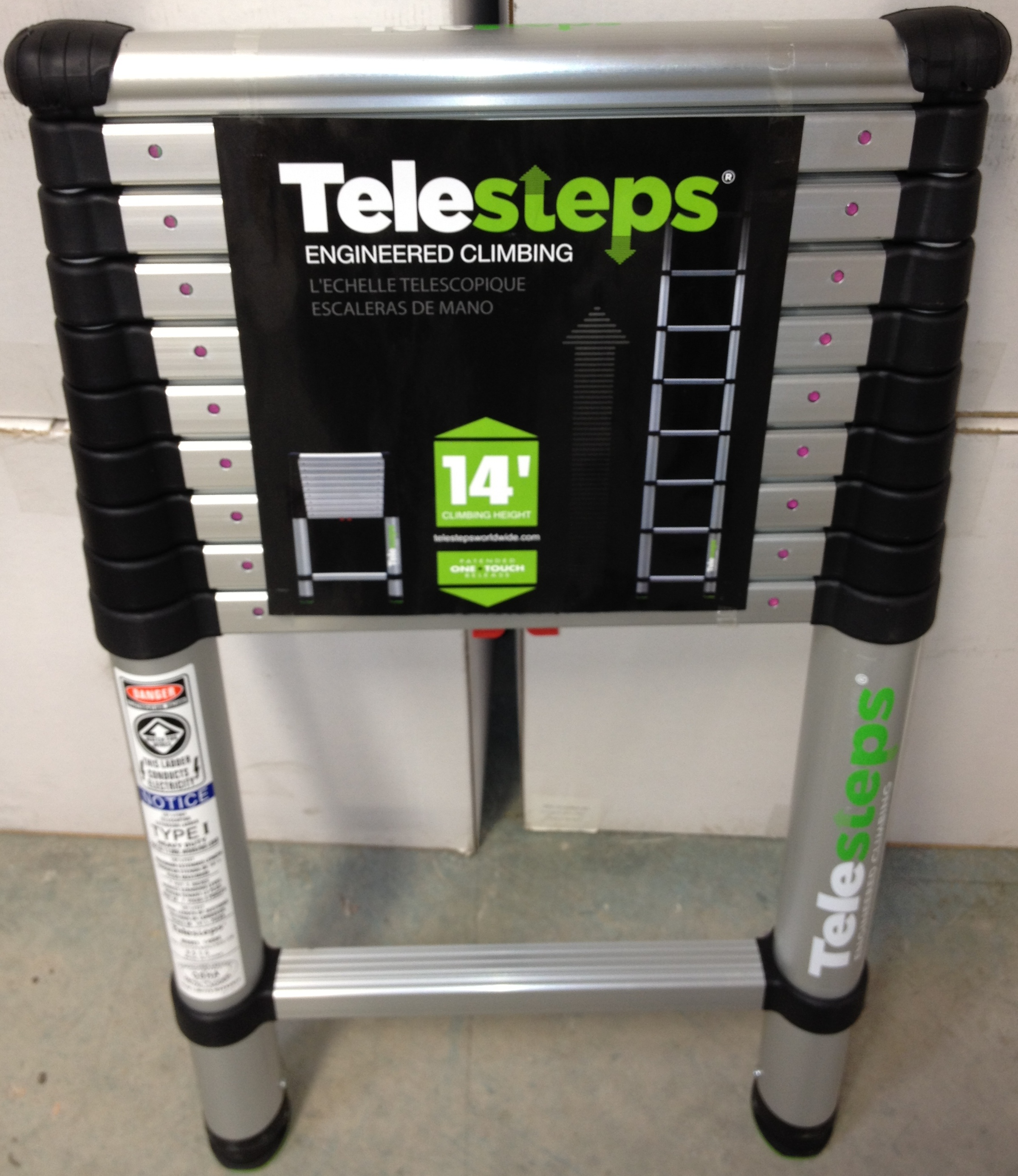 Telesteps 1400E Telescoping Ladder eBay
