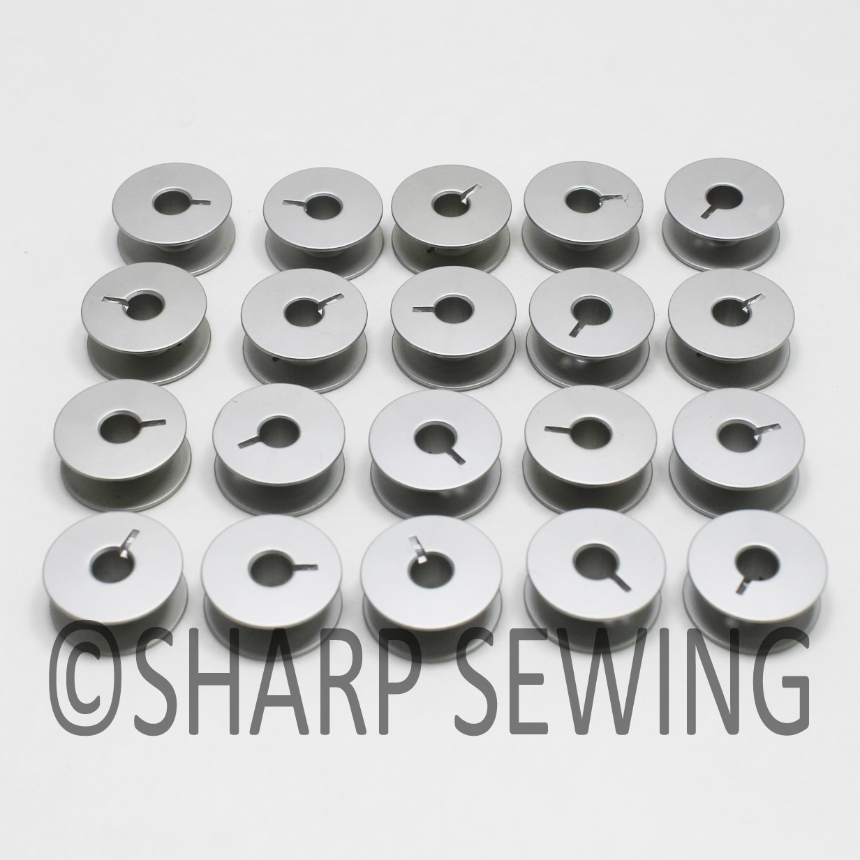 L SIZE ALUMINUM SEWING MACHINE BOBBINS BERNINA BROTHER CONSEW JUKI