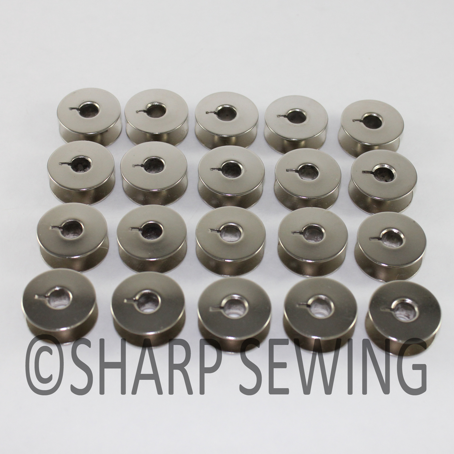 L SIZE STEEL SEWING MACHINE BOBBINS BERNINA BROTHER CONSEW JUKI