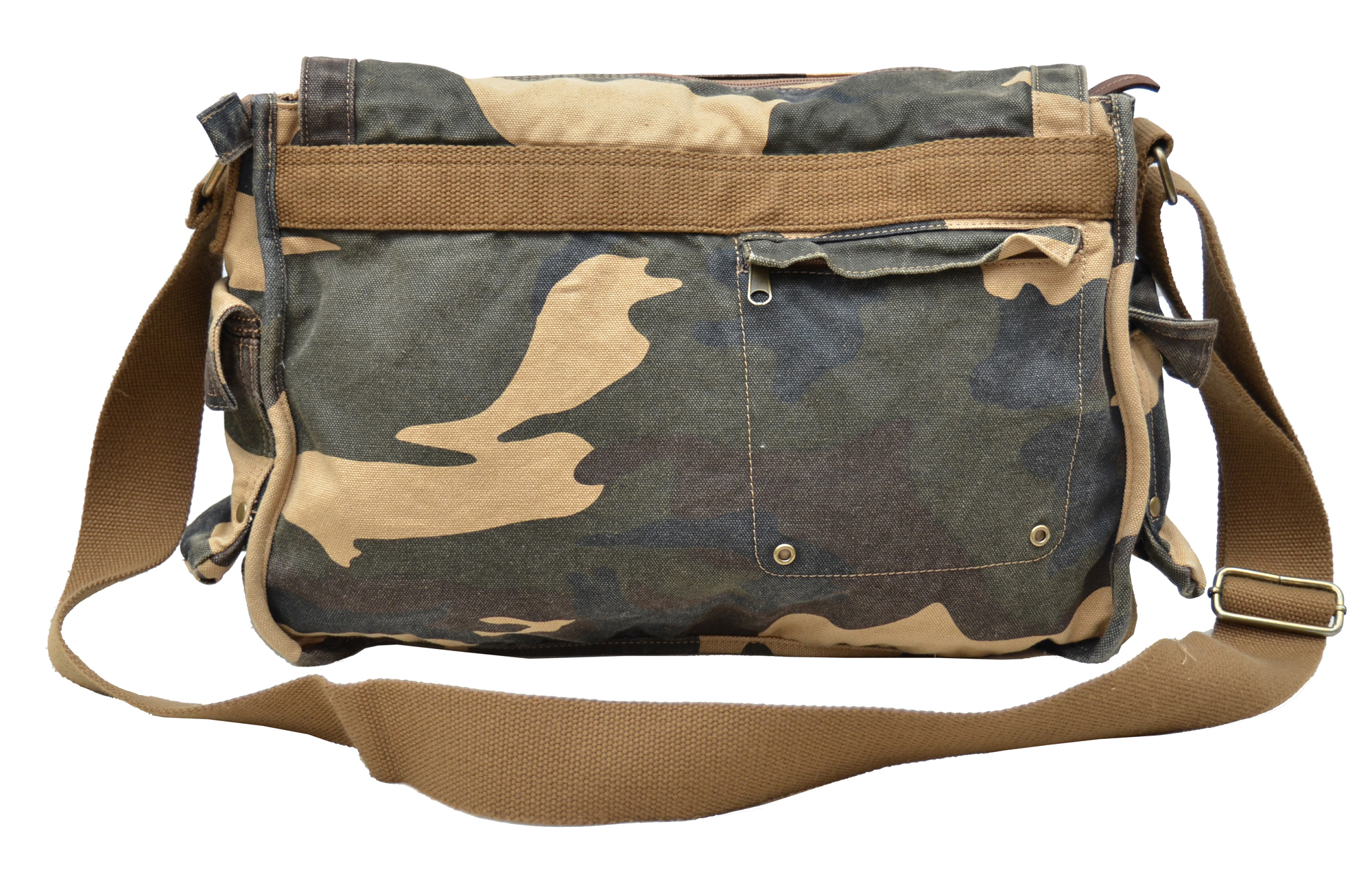 Gootium Casual Sturdy Canvas Military Messenger Bag Crossbody Shoulder