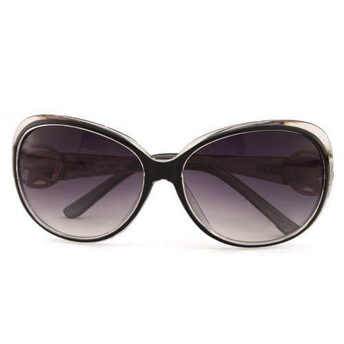 Black Classic Vintage Big Frame Glasses Sport Fishing ...