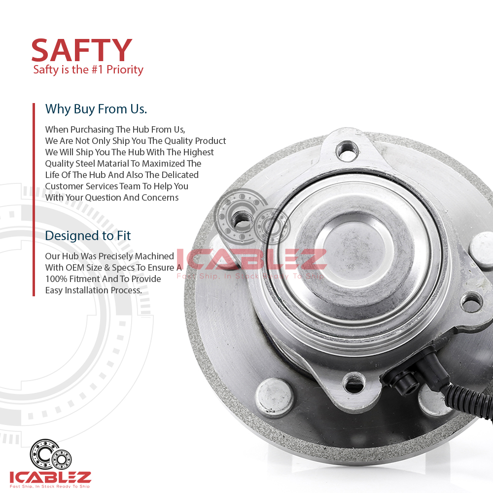 20082012 Chrysler Town & Country Rear ABS Wheel Hub Bearing Stud New