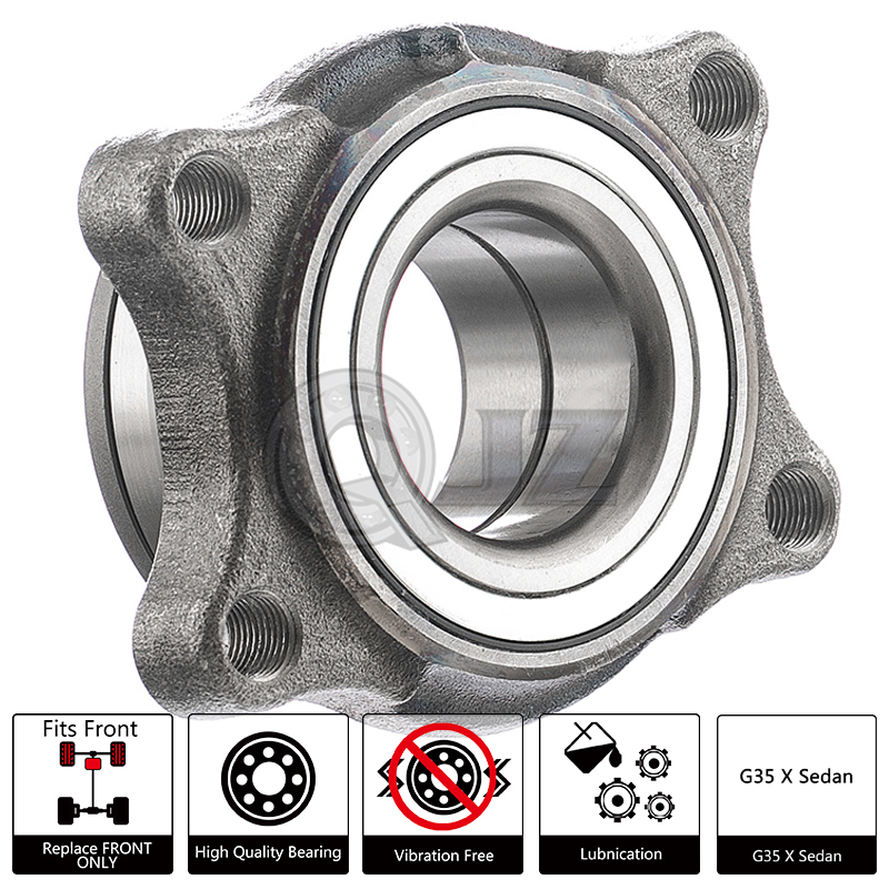Front Wheel Hub Bearing For 20042006 Infiniti G35x Replacement