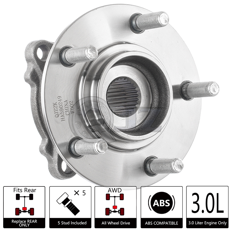 Service Manual Change Rear Bearing Hub On A Awd 2007