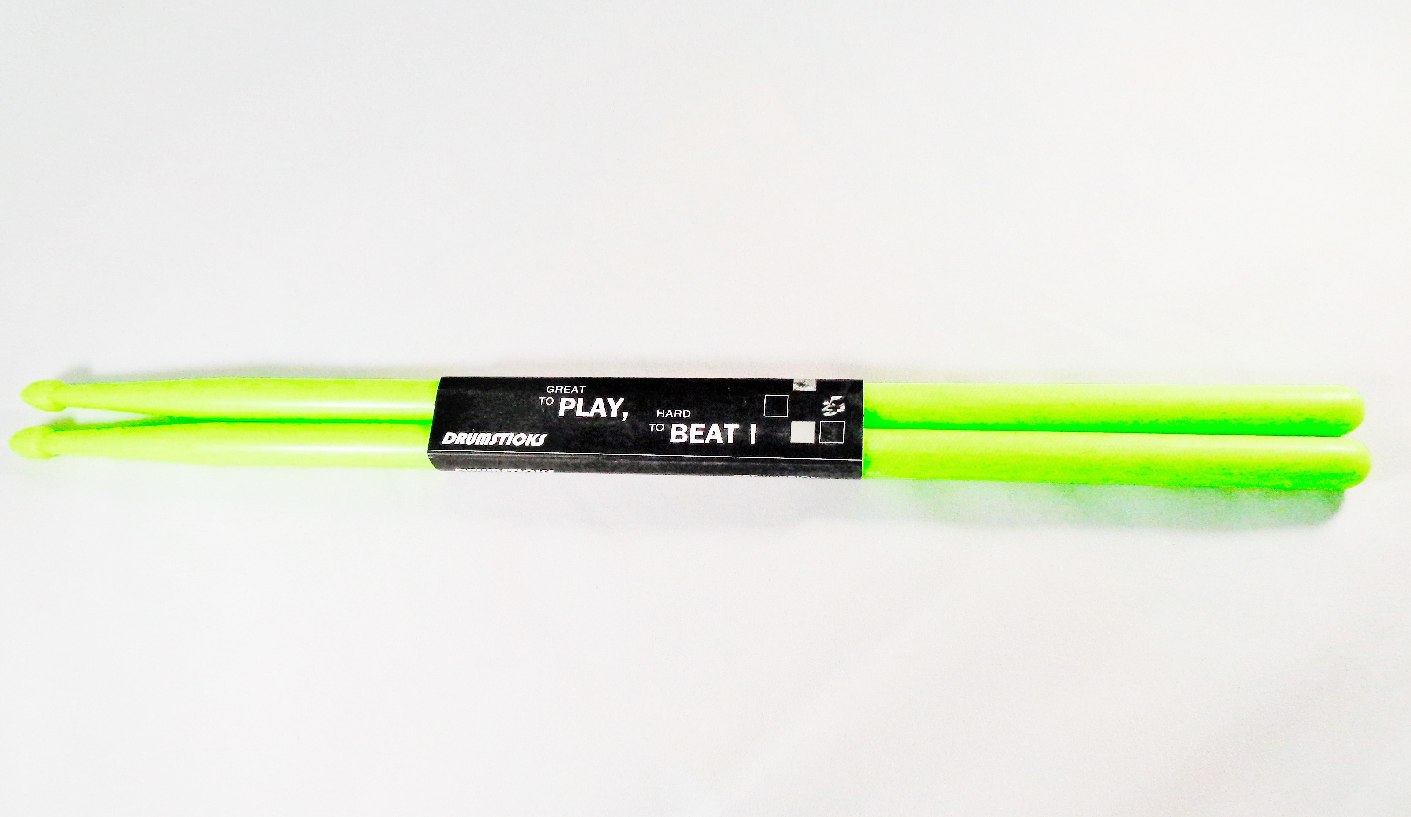 Gleam 5A Bright Color Green Plastic Plastic Drum Sticks New Music Rock Band