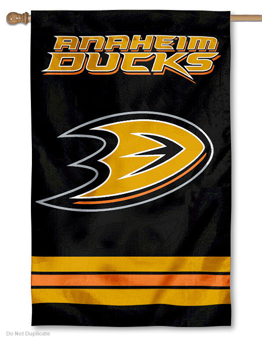 Anaheim Ducks Two Sided Embroidered Nylon House Flag