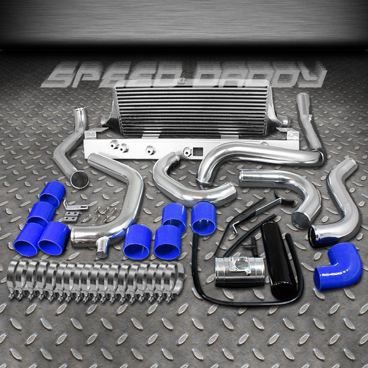 FOR 0207 IMPREZA WRX/STI FRONT MOUNT FMIC BOLTON INTERCOOLER+BRACKET