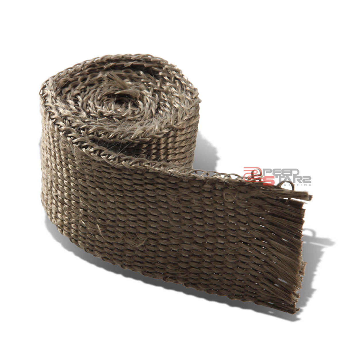 5FT/60"L 2"W HEADER INTAKE TURBO EXHAUST PIPE INSULATING GOLD/TITANIUM