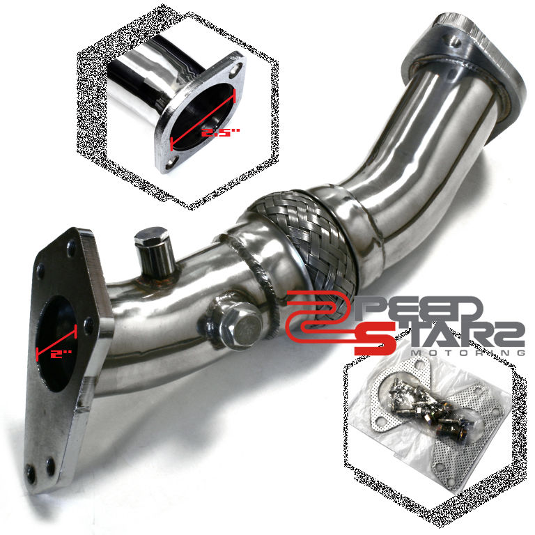 FOR SUBARU IMPREZA WRX/STI GD/GG STAINLESS STEEL EXHAUST FLEX UP PIPE