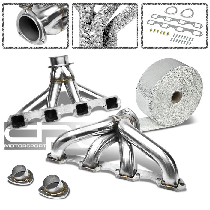 CADILLAC 425/472/500 V8 STAINLESS HUGGER HEADERS+ALUMINUM EXHAUST