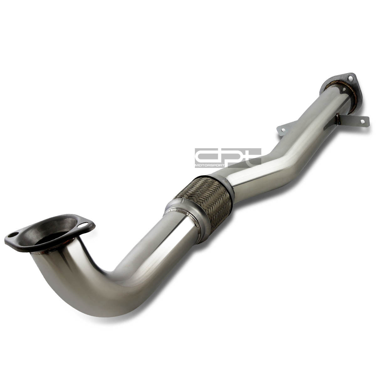 FOR 0308 LANCER EVO 8/9 CT9A STAINLESS 3" TURBO EXHAUST DOWNPIPE DOWN