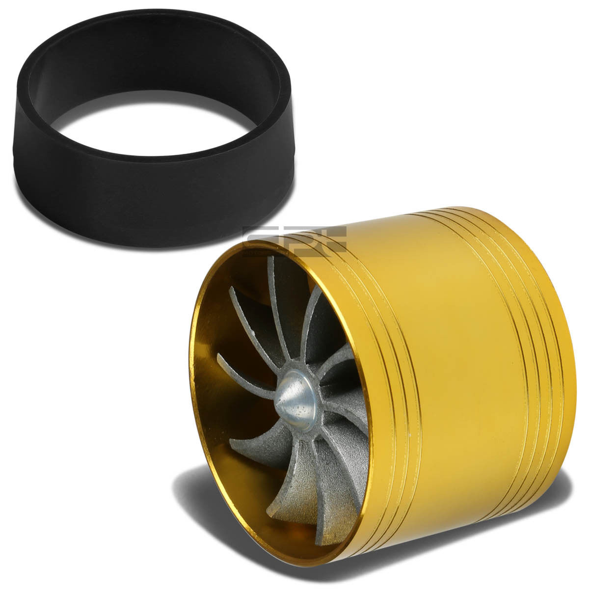 UNIVERSAL GOLD AIR INTAKE TURBONATOR ADAPTER FUEL GAS SAVING VORTEX PROPELLER eBay