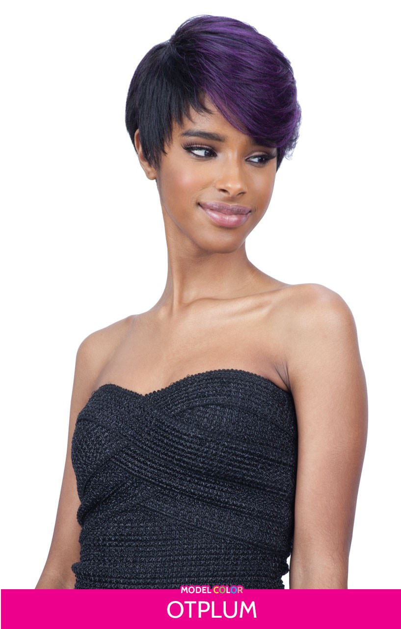 CHLOEE MILKYWAY SAGA 100 REMY HUMAN HAIR WIG SHORT PIXIE CUT eBay