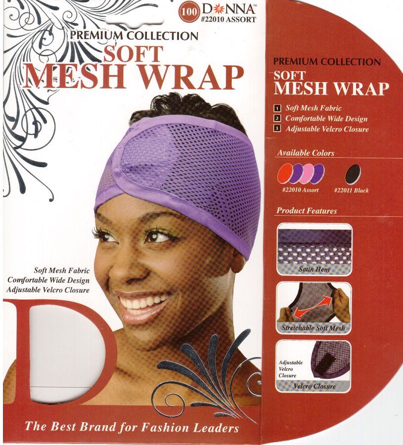 DONNA PREMIUM COLLECTION SOFT MESH FABRIC COMFORTABLE WIDE WRAP 22010