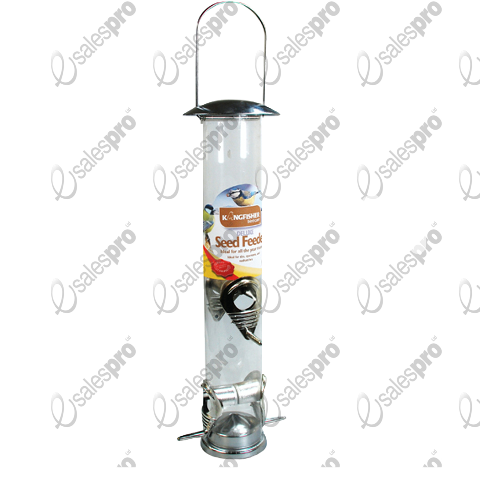Deluxe 'Kingfisher' wild garden bird hanging SEED or NUT Feeder Large or small eBay