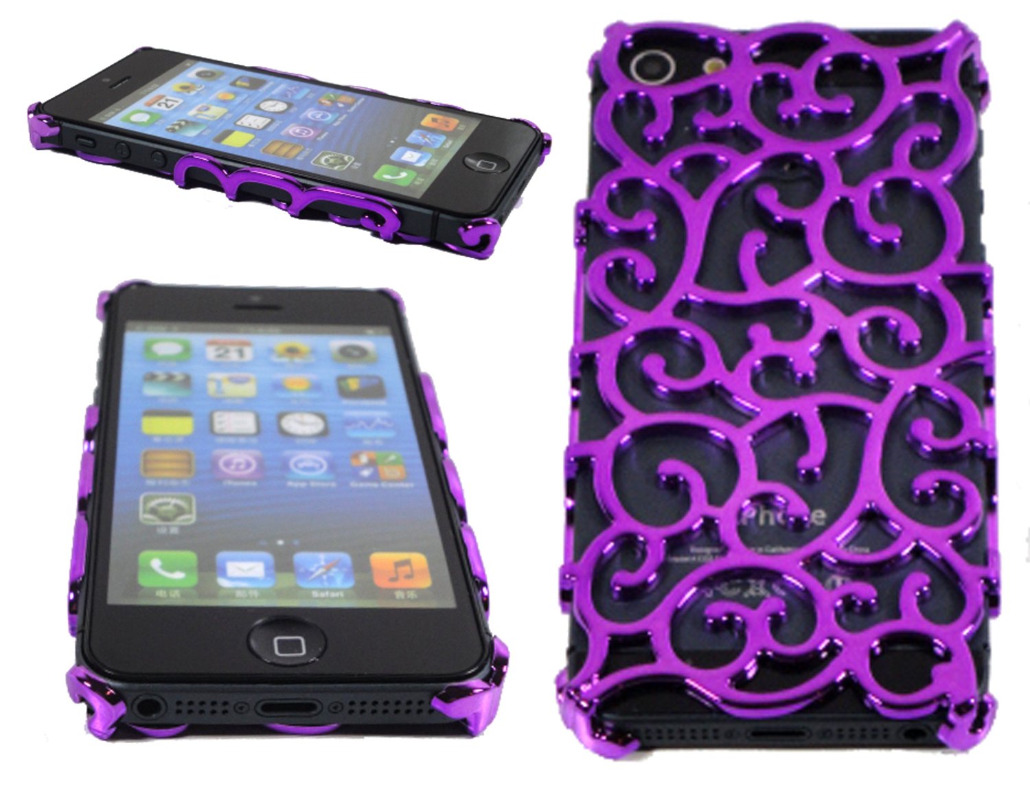 tcd iphone 5 5s 5g deluxe electroplating hollow pattern pc chrome back ebay tcd iphone 5 5s 5g deluxe electroplating hollow pattern pc chrome back ebay