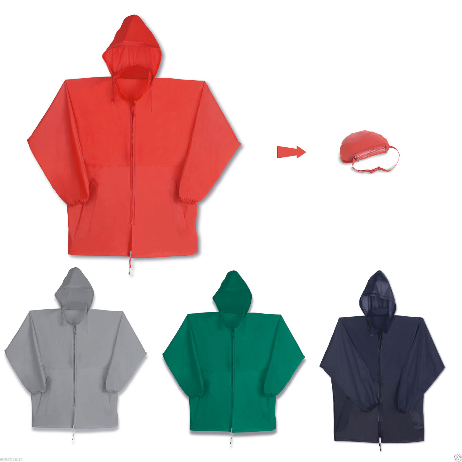 Lightweight foldable jacket Front Pocket a carrying pouch eBay