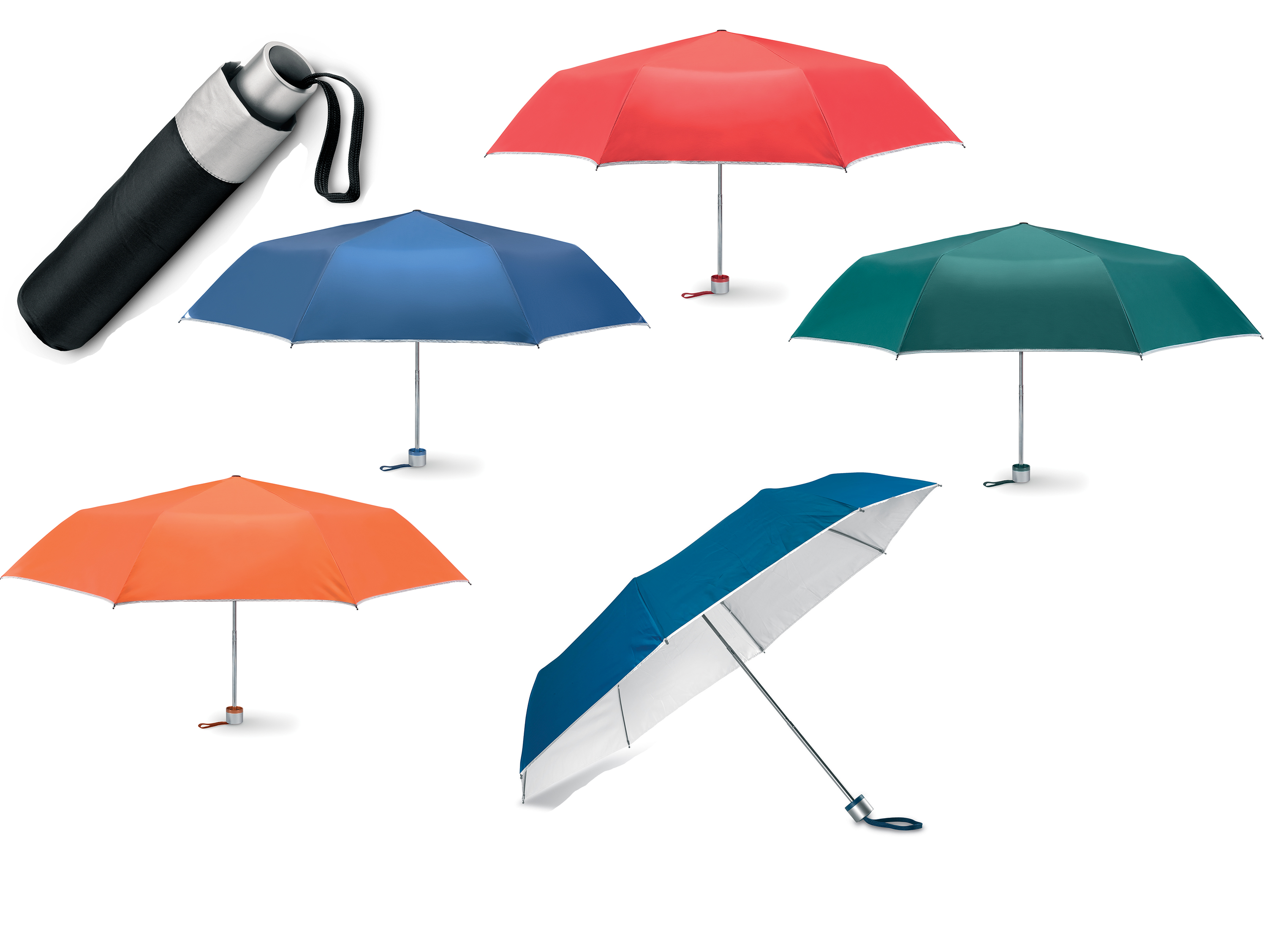 Folding Compact Telescopic UMBRELLA 97cm 38" Mini Handbag Wedding