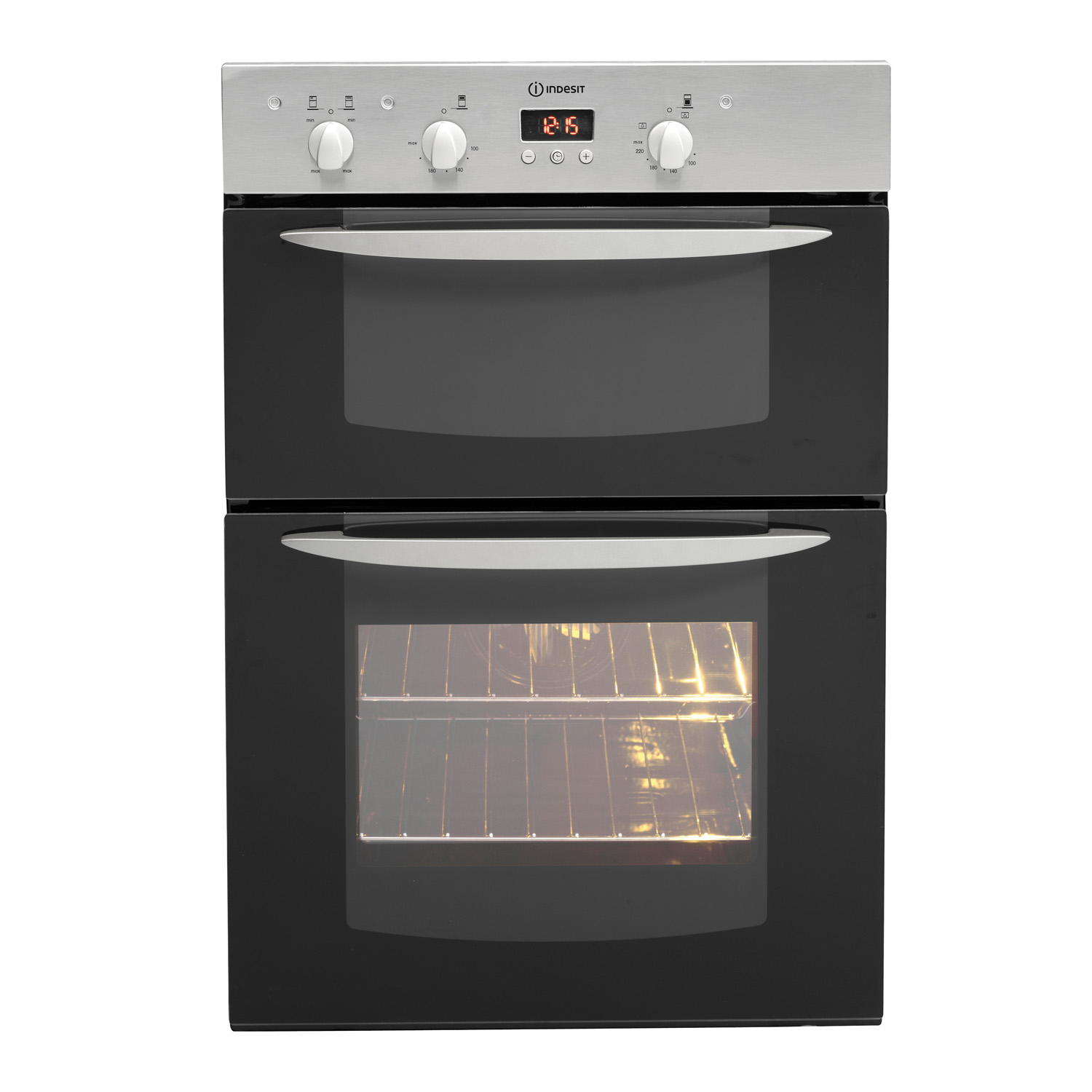 Indesit Builtin Double Oven FID10IX/1S Stainless Steel eBay