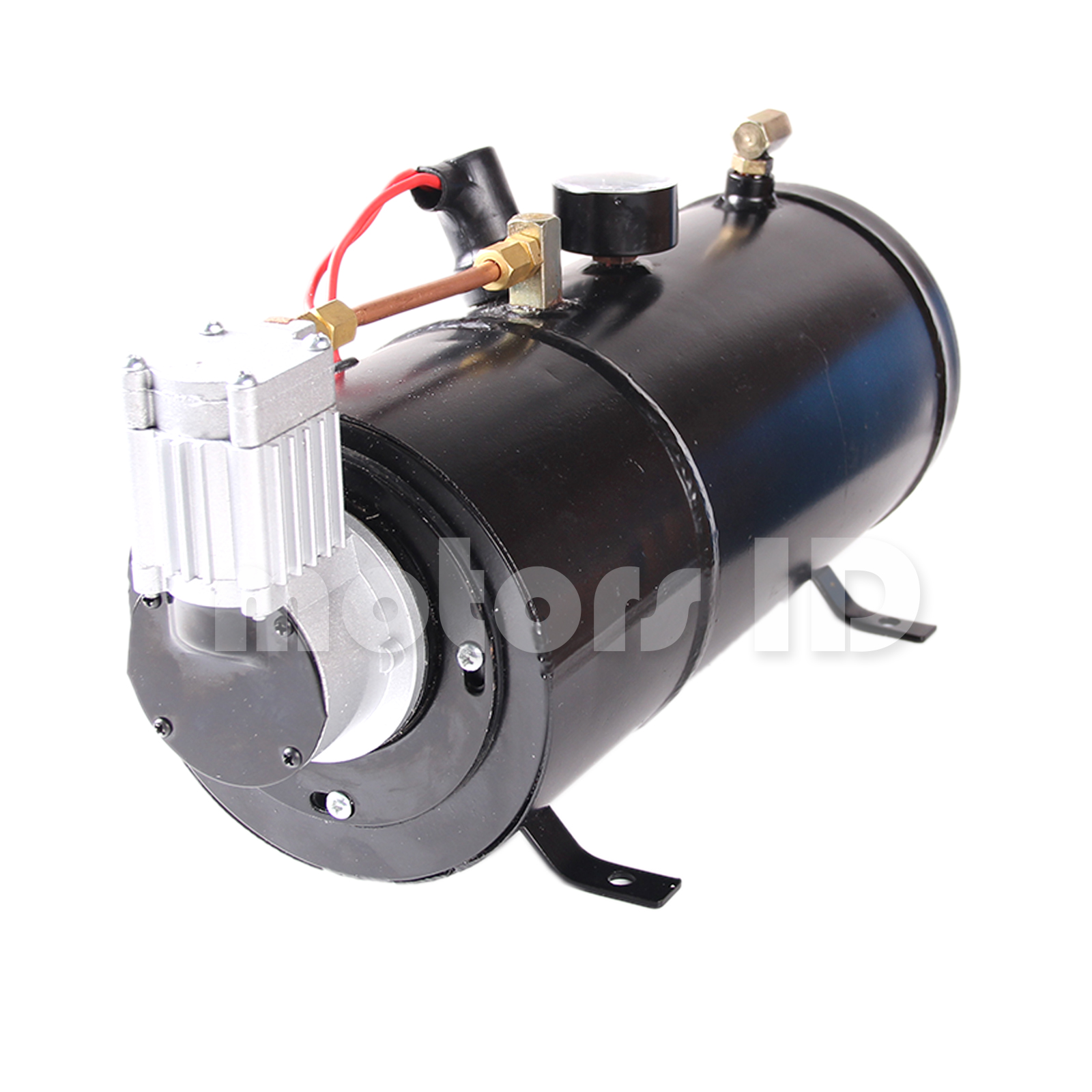 150PSI DC 12V Air Horn Air Compressor Tank Pump for Truck Pickup w/ 3L Tank