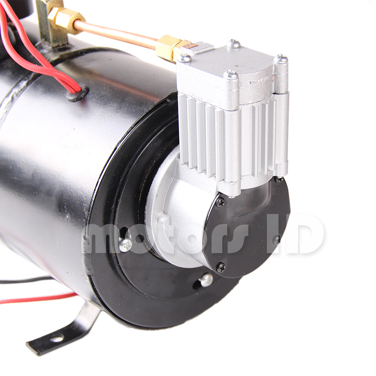 150PSI DC 12V Air Horn Air Compressor Tank Pump for Truck Pickup w/ 3L Tank