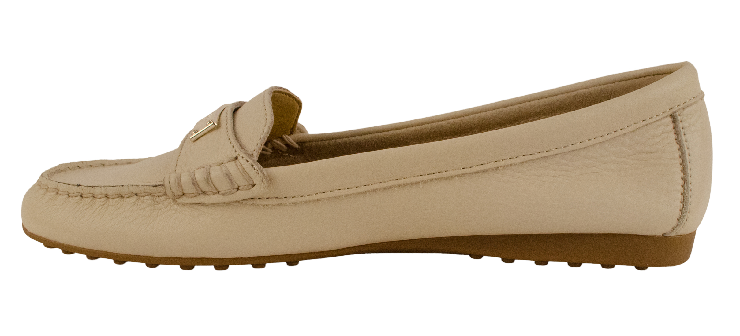 COACH Women's Fredrica Pebble Grain Leather Moccasin Flat Shoe eBay