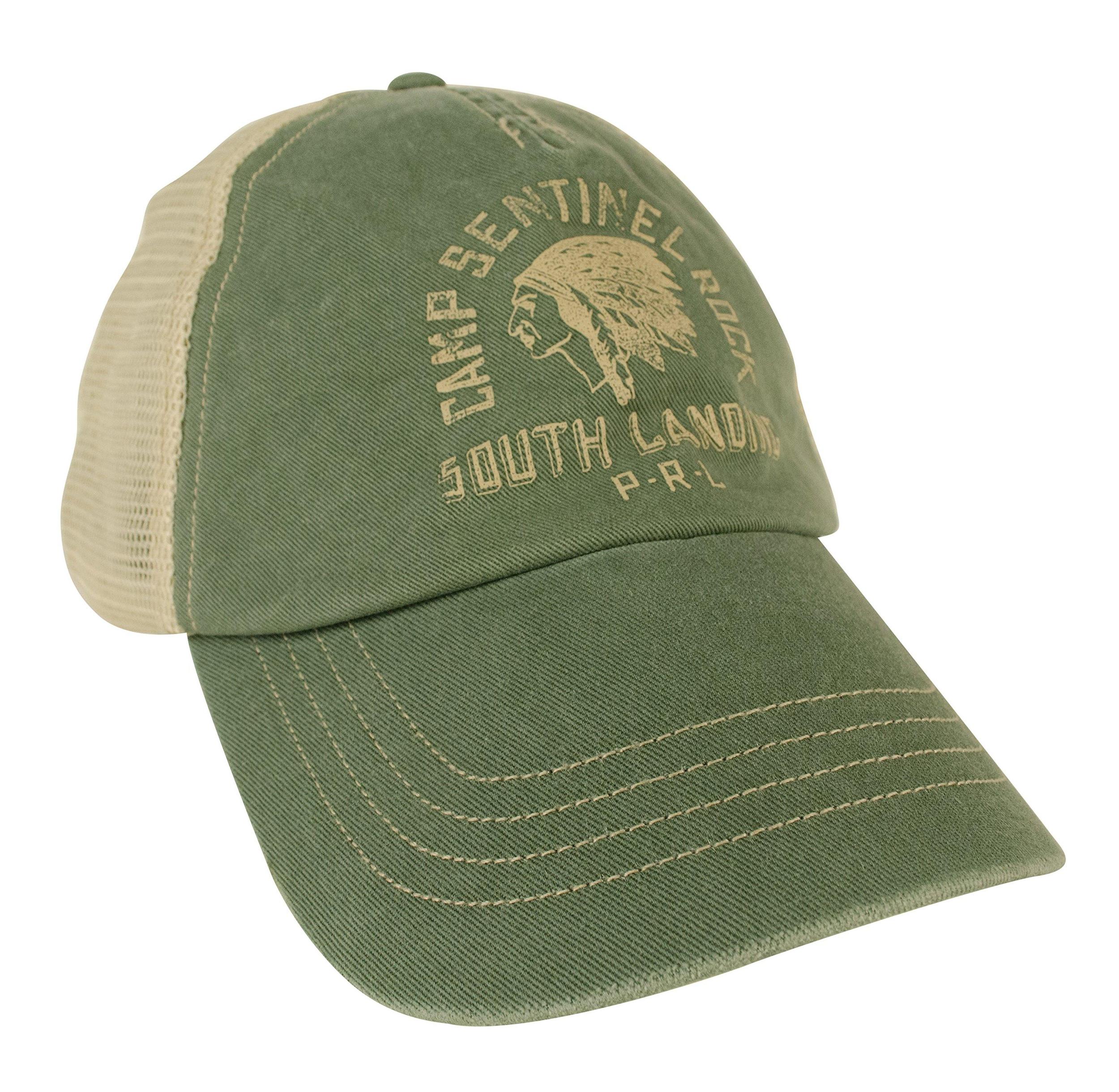 Polo Ralph Lauren Men's Mesh "Camp Sentinel Rock" Trucker Hat CapAGT