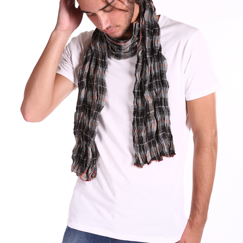 New Mens Scarfs genuine long classic fashion cotton neck shawl scarves