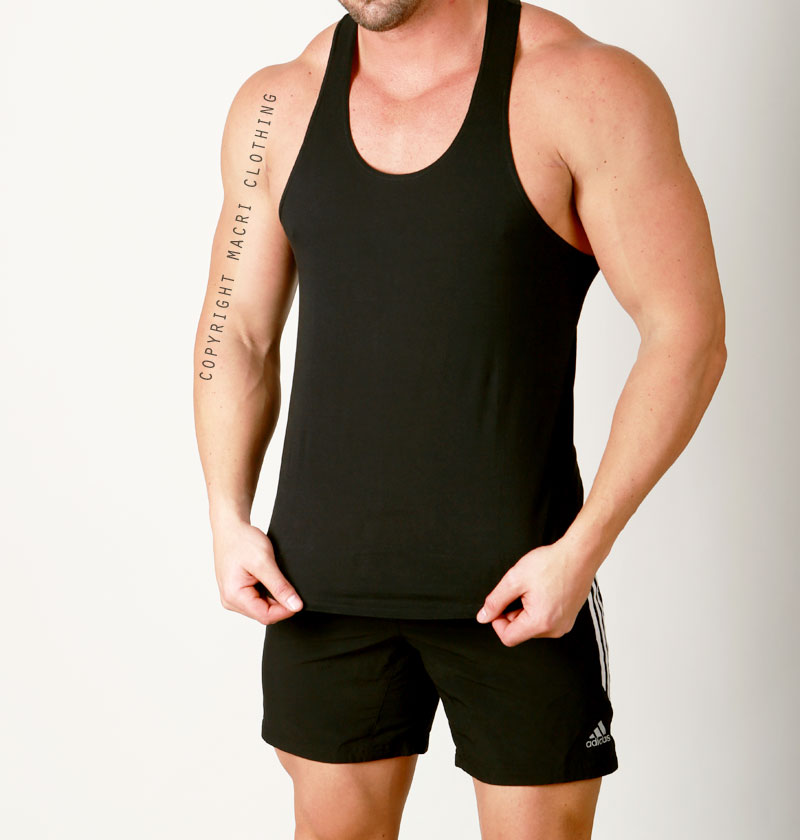 racer back tank men