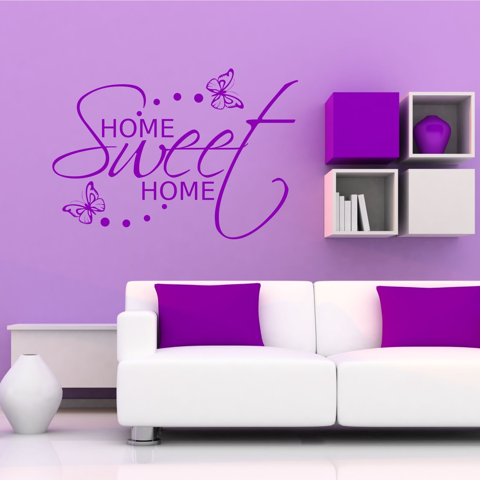 Home Sweet Home Wall Sticker Art Room Gift Decal Mural Transfer Art