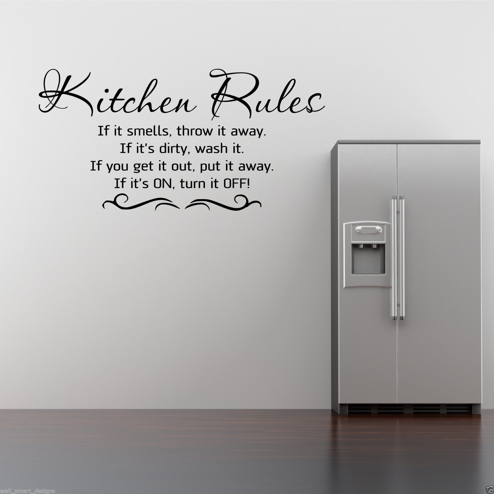 thumbnail image 2 of Fun Kitchen Cook Wall Quote Vinyl Sticker - Cool Kitchen Decal Mural Saying For Bathroom, Living Room, Home Office & More! 2 of 3