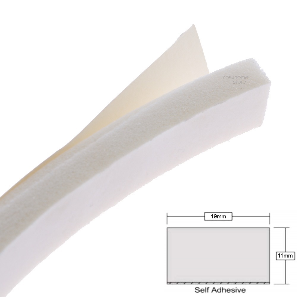 Jumbo Rubber Foam Weatherstrip (3m Extra wide + Extra thick for larger