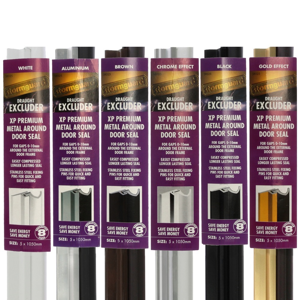 Stormguard Around Door Seal Draught Proof Kit Premium QLon 2.1m (4+1) 5 Piece eBay