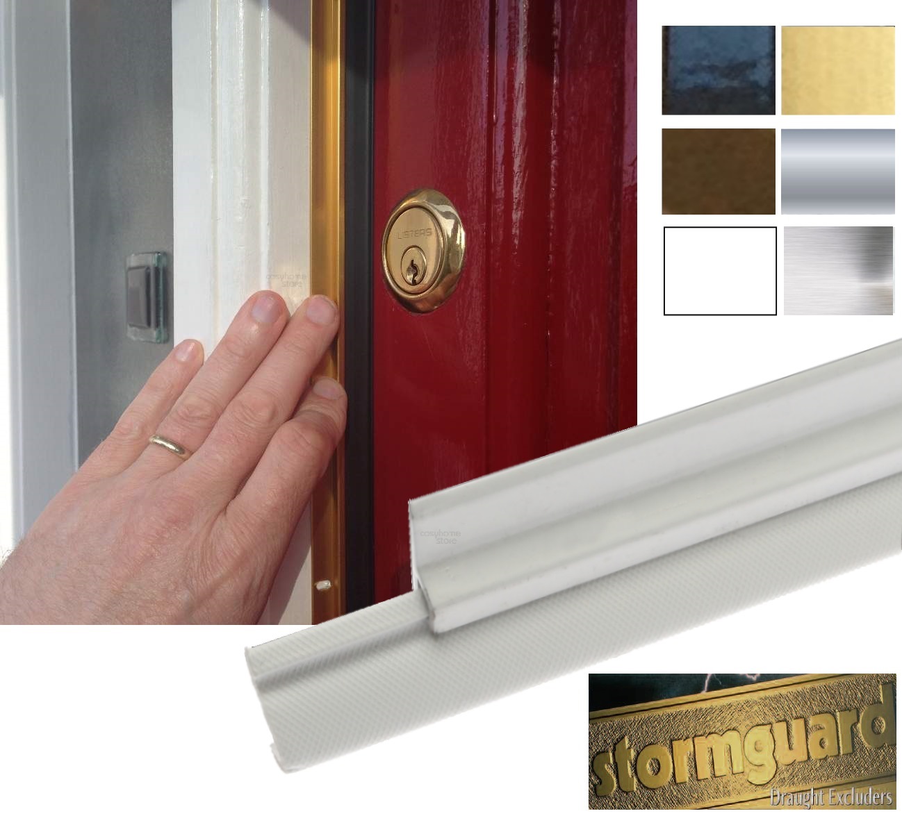 Stormguard Around Door Seal Draught Proof Kit Premium Q Stormguard Around Door Seal Draught Proof Kit Premium Q