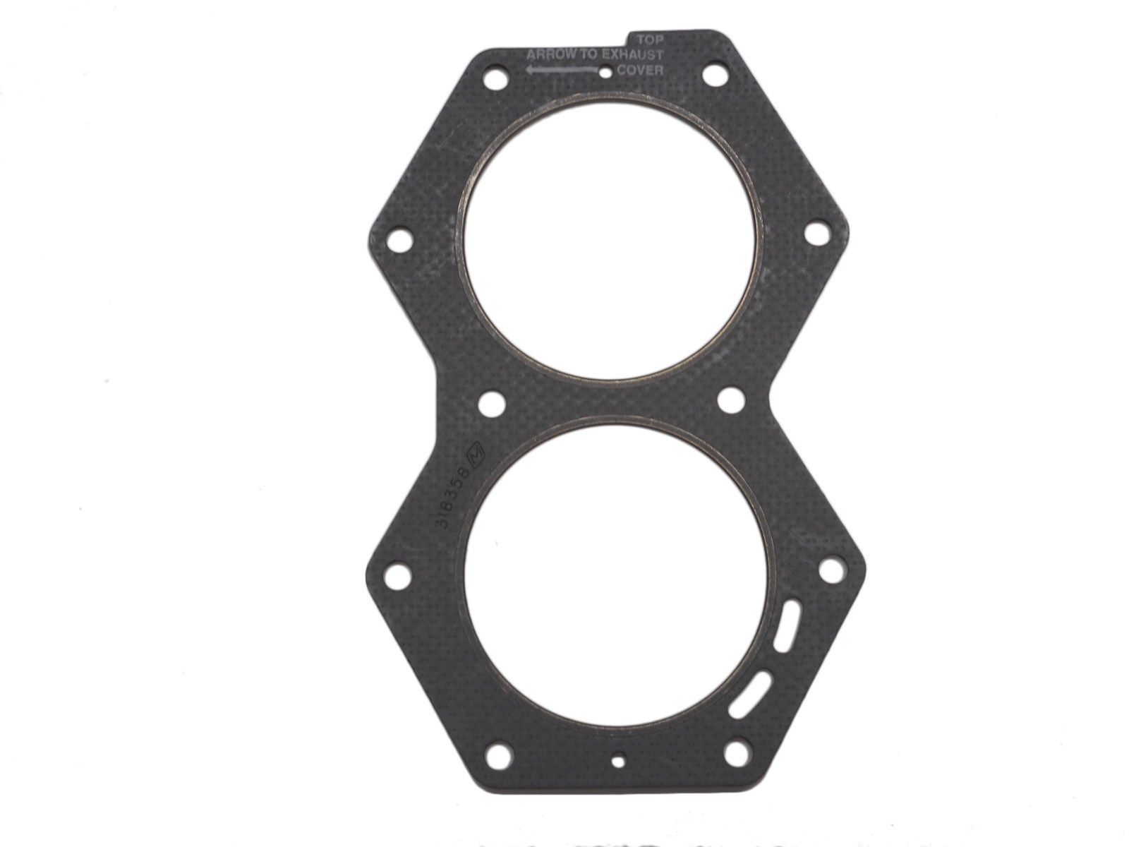 2X EVINRUDE V4 88 90 100 110 115 140HP REPLACES 318358 HEAD&COVER - Foto 3