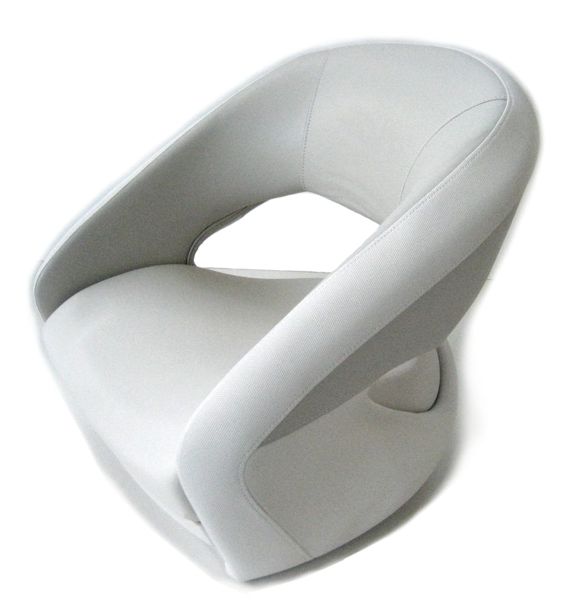 Boat Bucket Seat Larson Senza Low Back Captain Boat Helm Seat White Tan