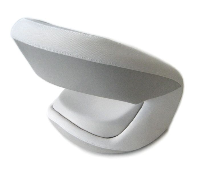 Boat Bucket Seat Larson Senza Low Back Captain Boat Helm Seat White Tan