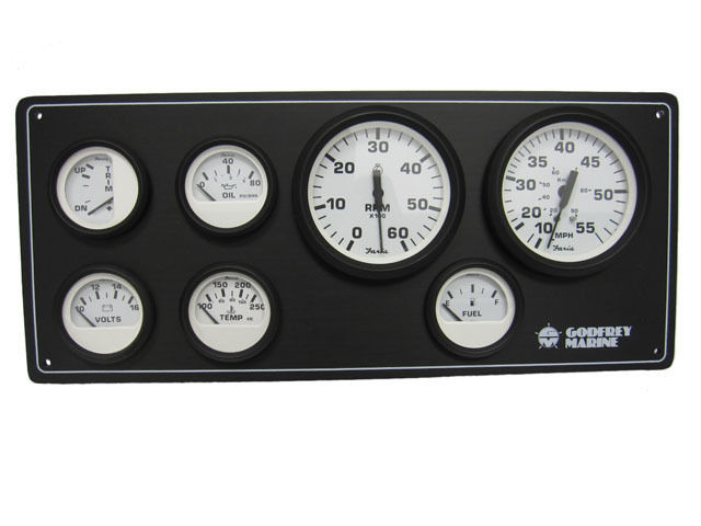Boat Instrument Dash Gauge Panel Mercury/Mercruiser I/O Boat Motor Engine