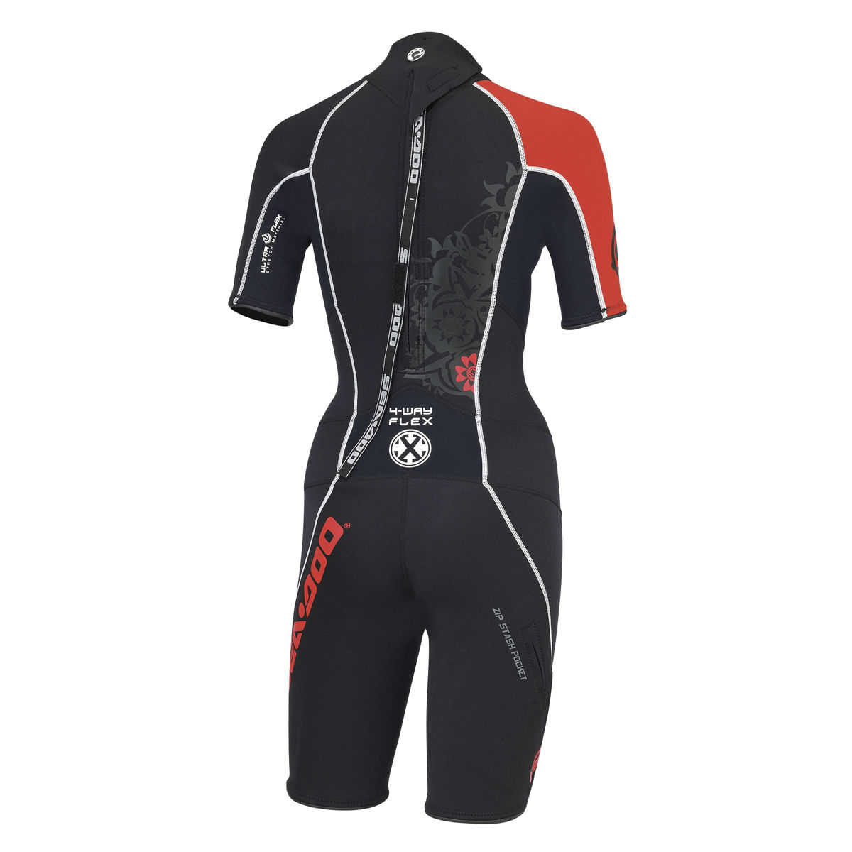 Sea Doo Women's Sandsea Shorty Springsuit Wetsuit Jet Ski PWC Seadoo Jetski