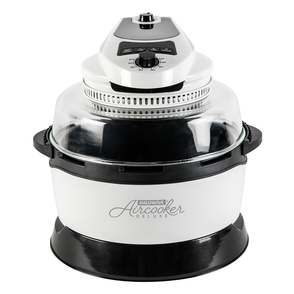 JML White Halowave Oven Aircooker Deluxe Halogen Cooking Rotisserie