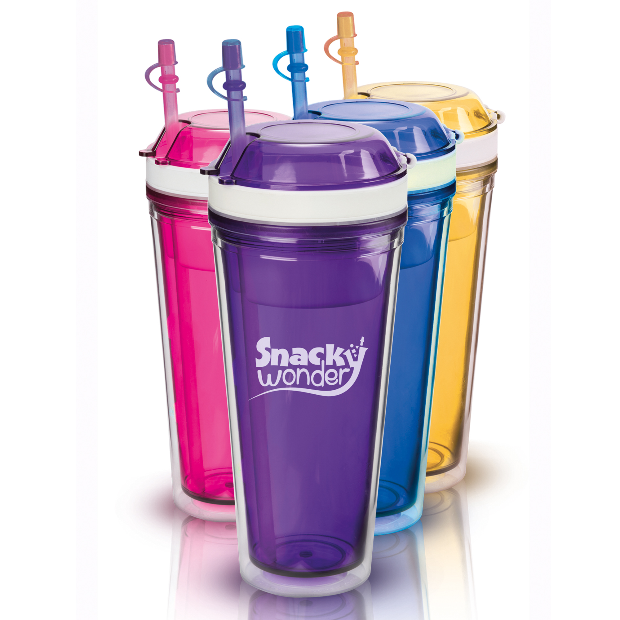 Snacky Wonder 2in1 Travel snack and drink cup eBay