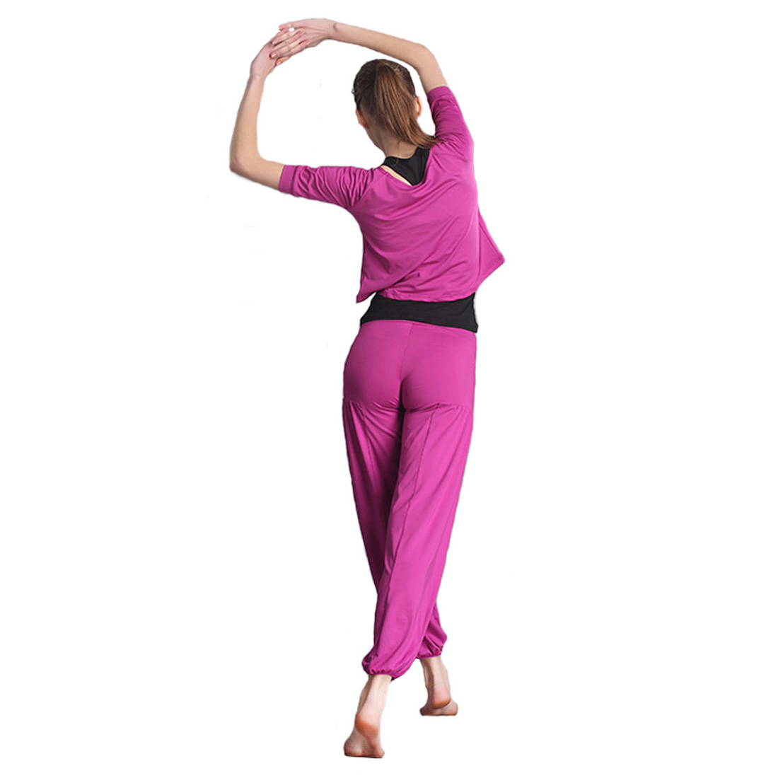 suit yoga pant Sport Yoga Vest Pants Womens Suit Casual Tops Workout
