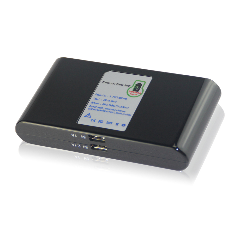 20000mAh Portable Backup External Battery Power Bank Pack Charger for