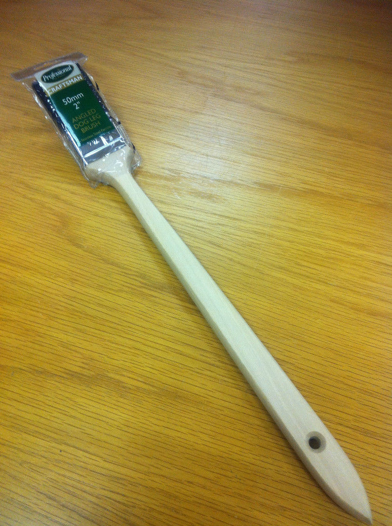 2" CRAFTSMAN DOG LEG ODD SPOT BRUSH BLACK BRISTLE eBay